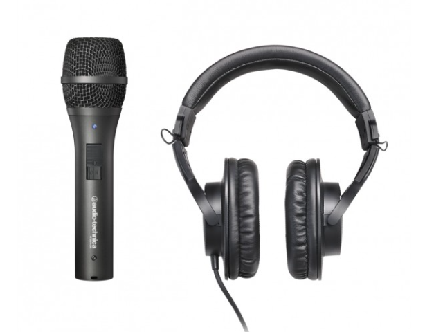 KIT DE AUDIFONO M20X CON MIC USB AUDIOTECHNICA AT-EDU25                                                    .