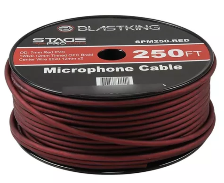 CABLE PARA MICRÓFONO BLASTKING IRMCS437R-500  X METRO