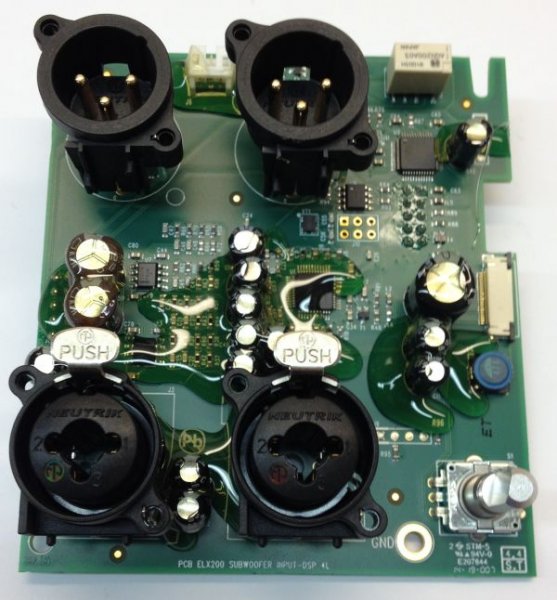 INPUT BOARD ELX200 12SP/18SP ELECTROVOICE F.01U.347.023