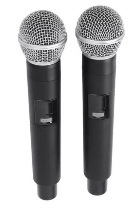 Microfonos de mano recargables-FUGUE FUP-202HH
