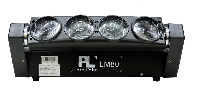 BARRAS MOVILES CON 8X8W 4EN1 RGBW PRO LIGHT  LM80