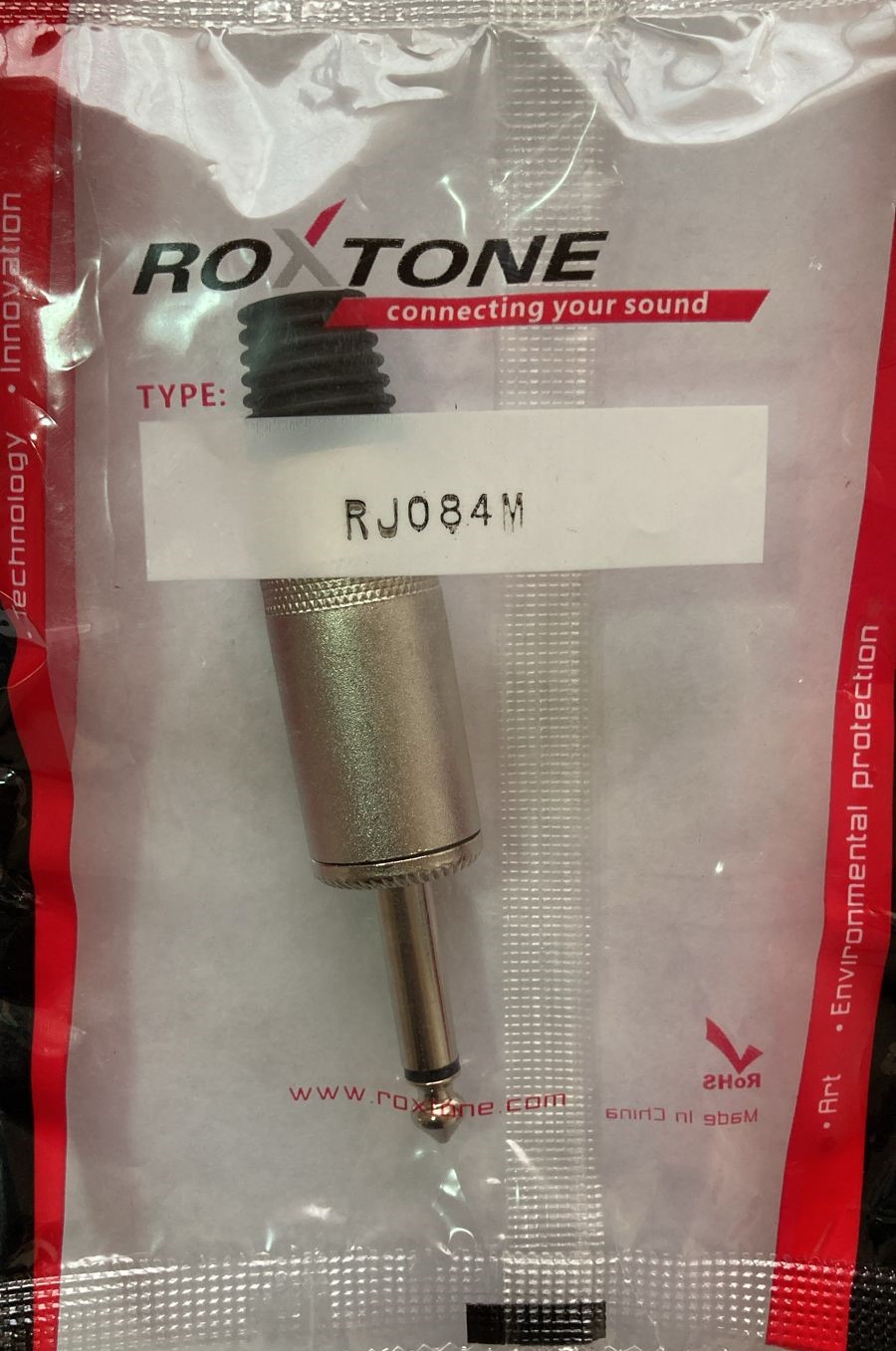 CONECTOR PLUG 1/4 MONO JUMBO ROXTONE RJ084M