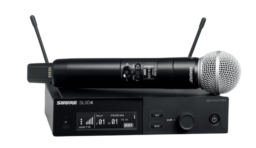 SISTEMA INALAMBRICO DIGITAL UHF SHURE  SLXD24/SM58