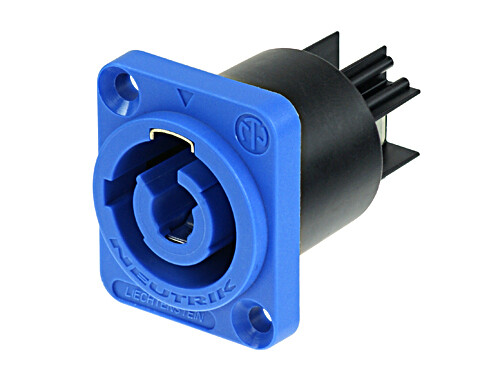 CONECTOR POWERCON CHASIS AZUL NEUTRIK NAC3MPA-1