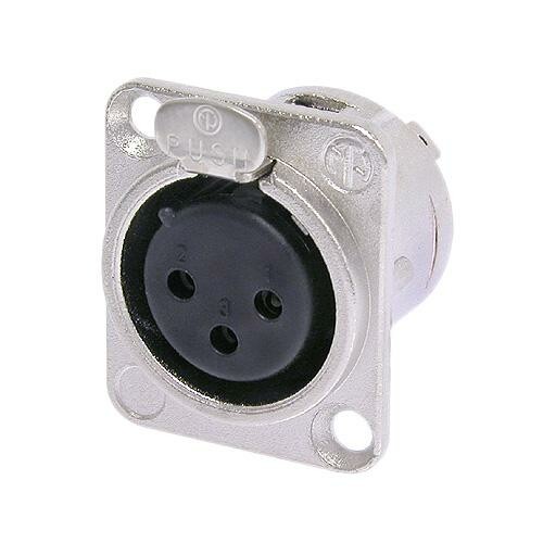 CONECTOR XLR CHASIS HEMBRA NEUTRIK NC3FD-L-1