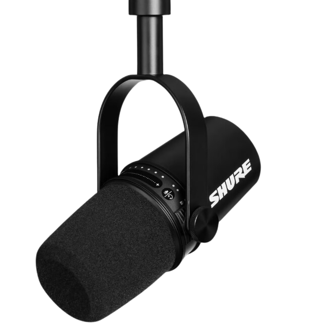 MICROFONO HIBRIDO CON SOPORTE SHURE MV7-K-BNDL