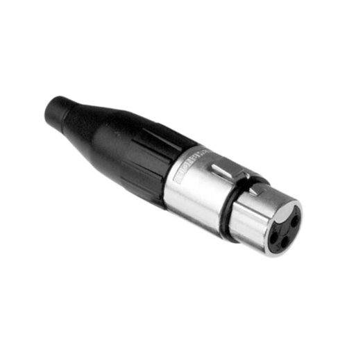 CONECTOR XLR HEMBRA PROFESIONAL.