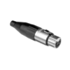CONECTOR XLR 4 PINES HEMBRA.