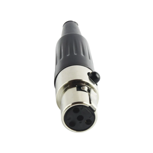 CONECTOR MINICANON HEMBRA 4PINES.