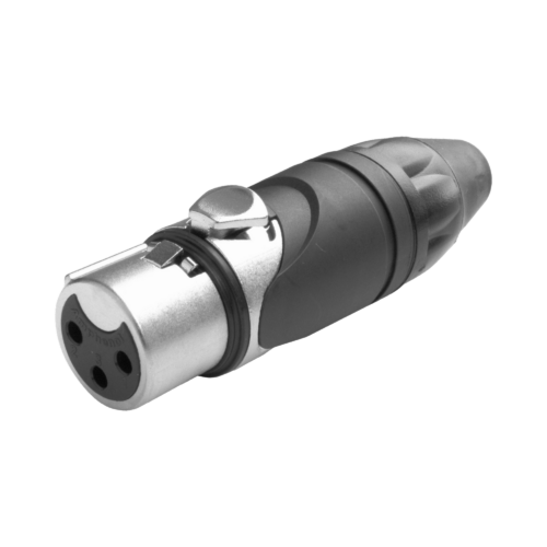 CONECTOR XLR HEMBRA PLASTICO.