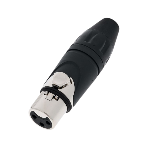 CONECTOR XLR HEMBRA PLASTICO.