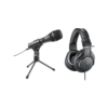 KIT DE AUDIFONO M20X CON MIC USB AUDIOTECHNICA.