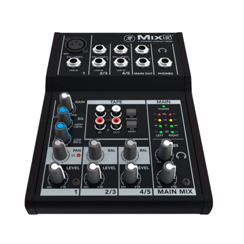 CONSOLA DE 5 CHS MACKIE.