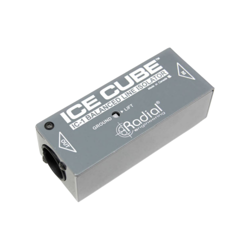 AISLADOR RADIAL DE LINEA XLR BALANCEADO.