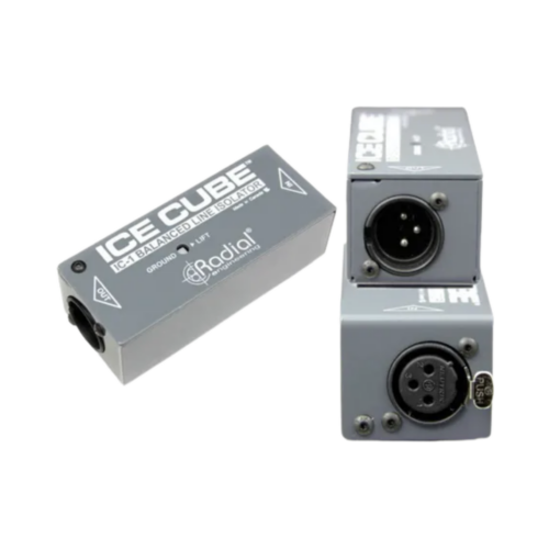 AISLADOR RADIAL DE LINEA XLR BALANCEADO.