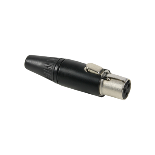 CONECTOR MINI XLR HEMBRA DE 3 PINES REAN.