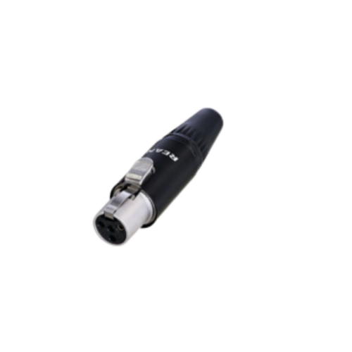 CONECTOR MINI XLR HEMBRA DE 4 PINES REAN.