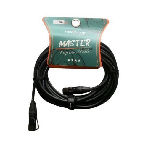 EXTENSION DE AUDIO PROFESIONAL XLR NEGRA ROXTONE.