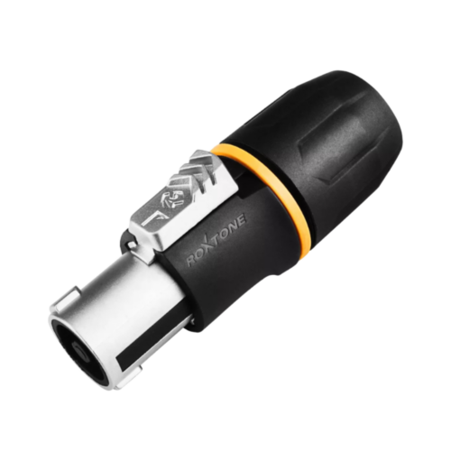 CONECTOR SPEAKON CON SEGURO ROXTONE.