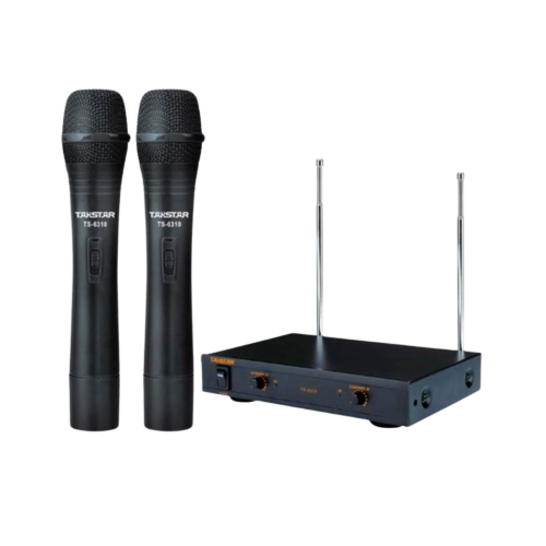 SISTEMA INALAMBRICO DOBLE DE MANO VHF TAKSTAR.