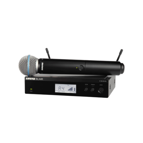 SISTEMA INALAMBRICO DE MANO CON RECEPTOR SHURE.