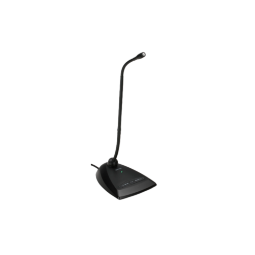 MICROFONO CUELLO DE GANSO CON BASE SHURE.