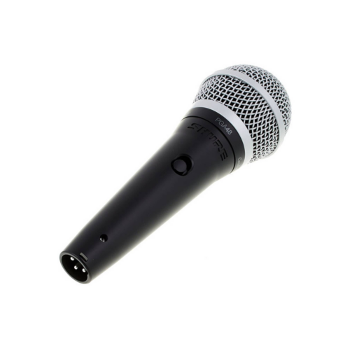 MICROFONO VOCAL CARDIOIDE CON CABLE SHURE.