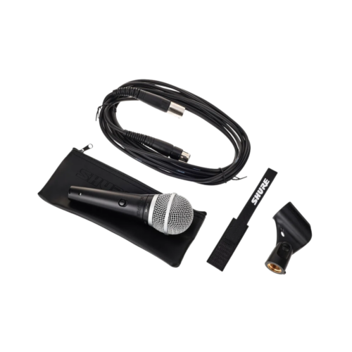MICROFONO VOCAL CARDIOIDE CON CABLE SHURE.