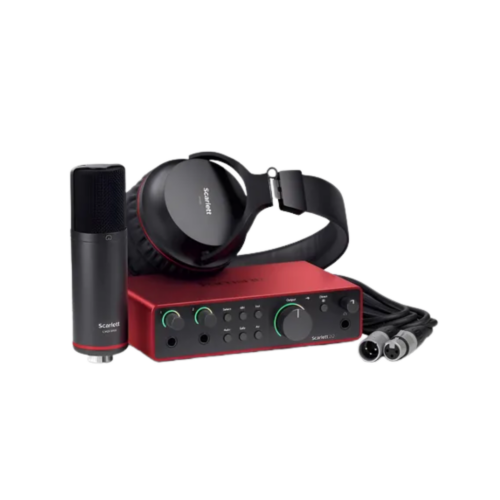 KIT GRABACION CON INTERFAZ USB FOCUSRITE.