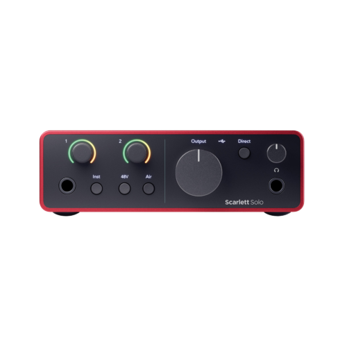 SCARLETT SOLO (4TH GEN)-FOCUSRITE-2 INTERFAZ DE AUDIO USB FOCUSRITE.